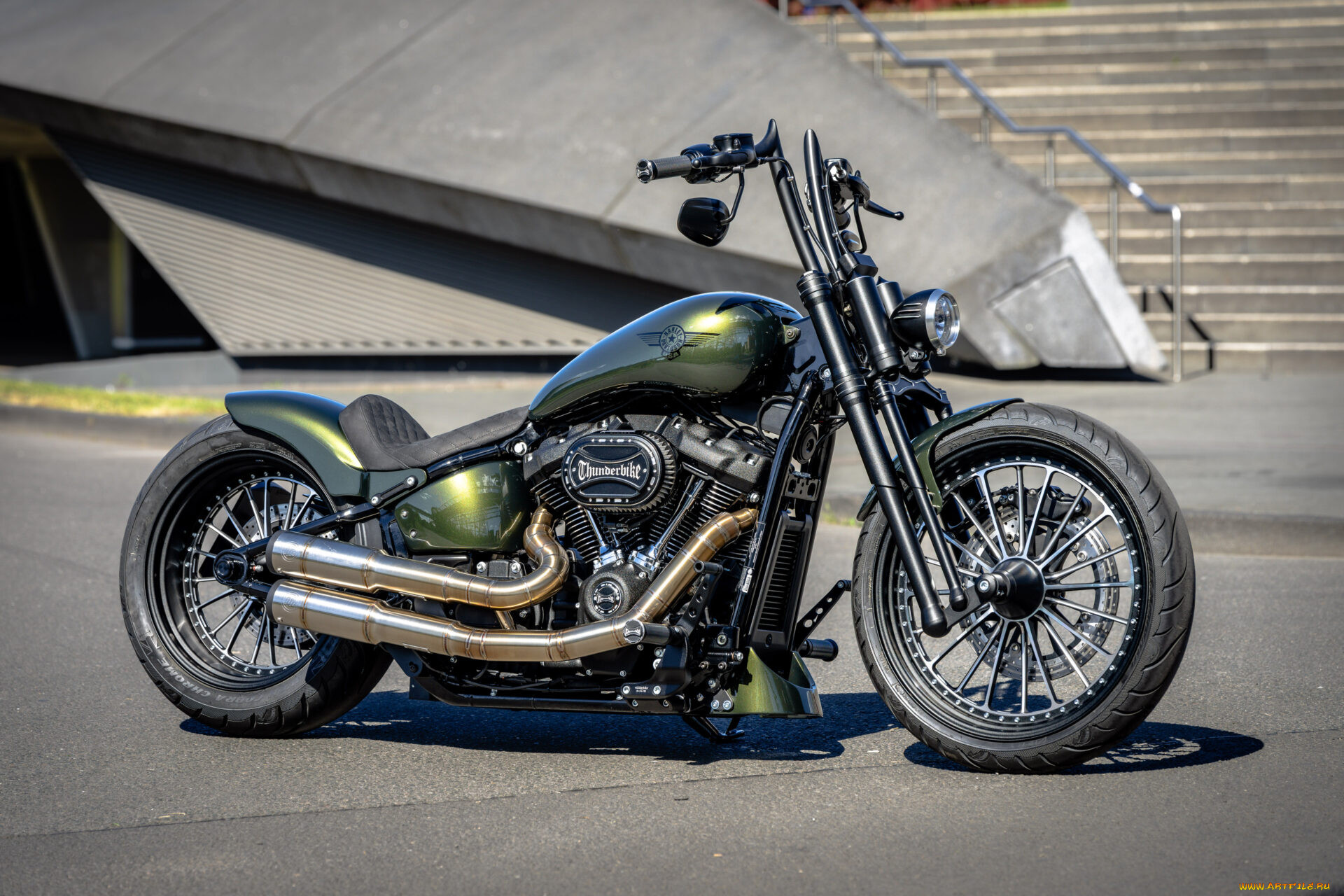 , harley-davidson, street, bob, customized, custombike, radical, viper